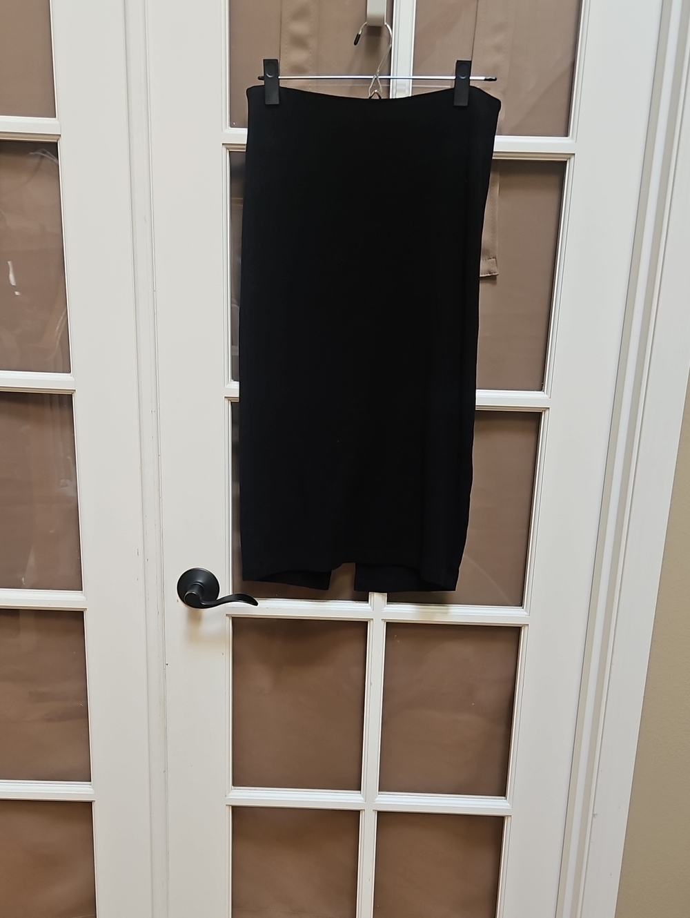 Dalia Collection Black Crewneck Top